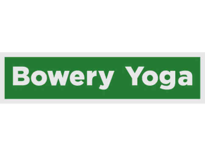 One Yoga Class at Bowery Yoga