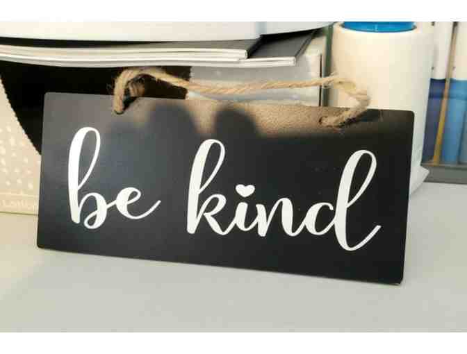 Hand-crafted, Be Kind Plaque - Photo 1