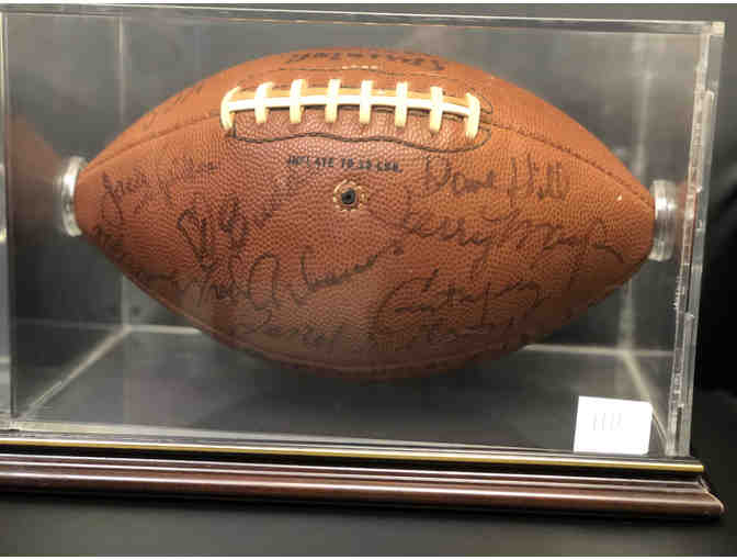1964 AFL Championship Autographed Football w/ 28 signatures - Photo 1