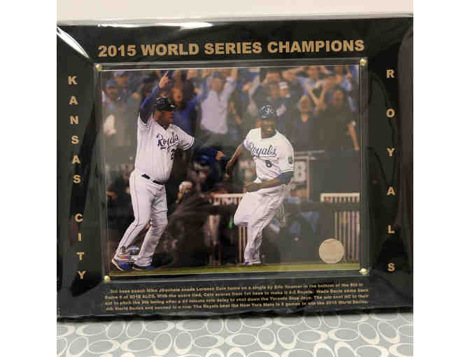 2015 World Series Championship Plaque of Kansas City Royals - Photo 1