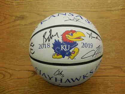 2018-2019 KU Men's Autographed Basketball