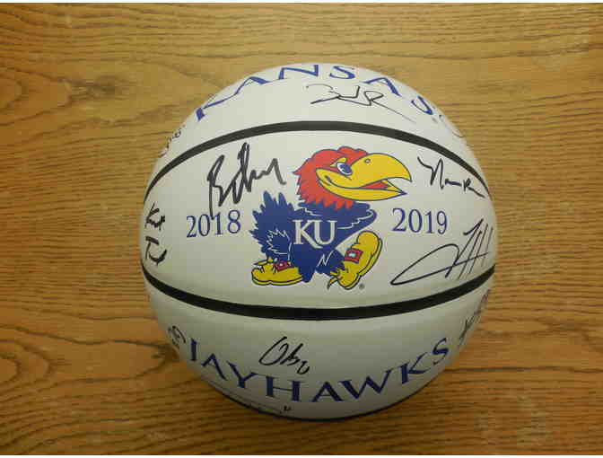 2018-2019 KU Men's Autographed Basketball