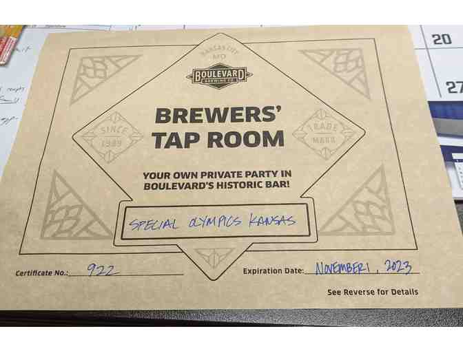 Boulevard Brewery Gift Cert $1000 Value