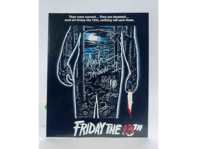8x10 Friday The 13th Signed Movie Poster - Photo 1