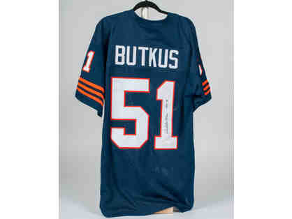 Dick Butkis signed bears jersey