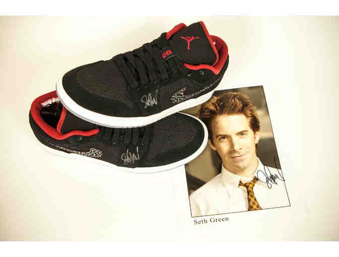 Autographed Seth Green Shoes / Seth Green Signs His Shoes