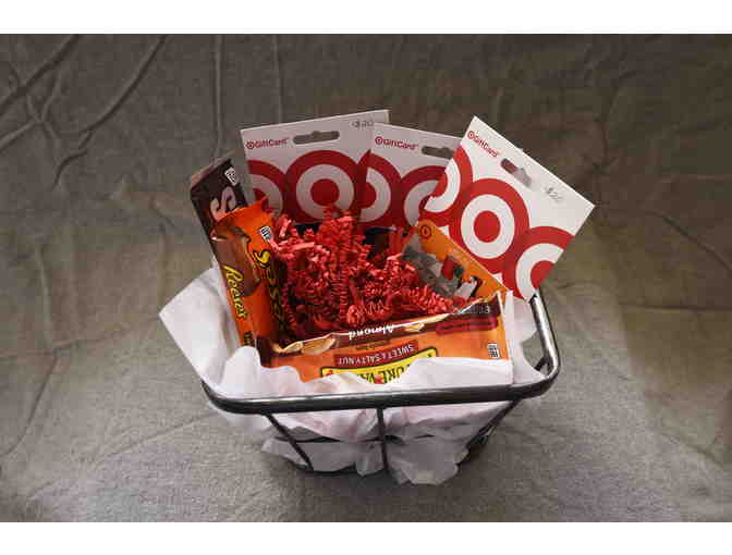 Santa's Toy Box & Target Gift Cards Basket
