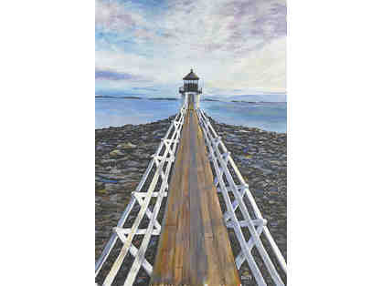 Limited Edition Acrylic Painting Print - Marshall Point Light, Port Clyde, Maine