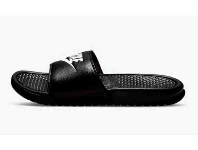 Nike Benassi Slides in Black (Men's Size 10)
