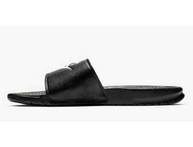 Nike Benassi Slides in Black (Men's Size 10)