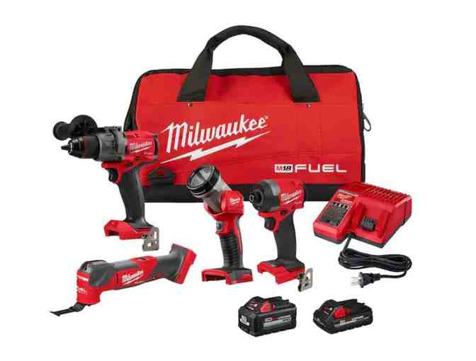 M18 FUEL 18V Lithium-Ion Brushless Cordless Combo Kit (4-Tool) with Two Batteries