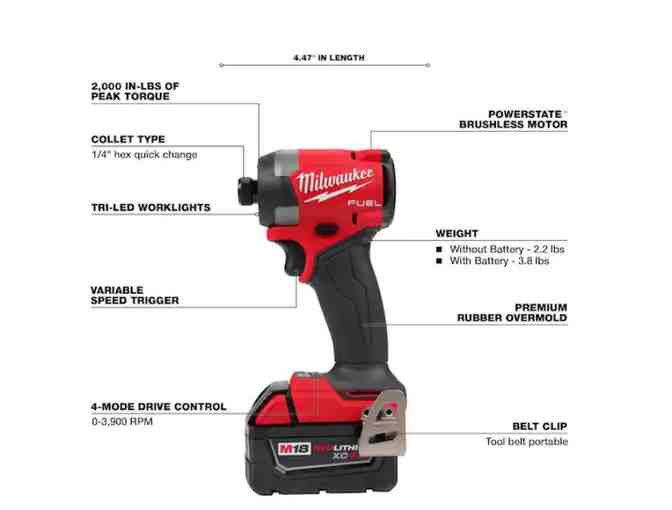 M18 FUEL 18V Lithium-Ion Brushless Cordless Combo Kit (4-Tool) with Two Batteries