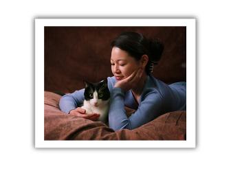 A Photoshoot of Pet & You: Canvas Portrait by Gordon Photography