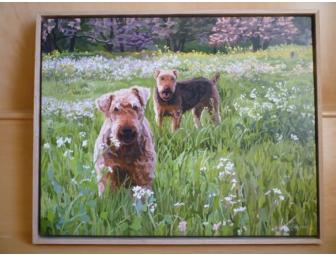 Shades of Lilly Digital Canvas Painting