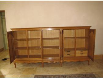 Antique French oak cabinet