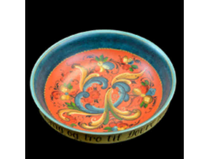Telemark rosemaled bowl