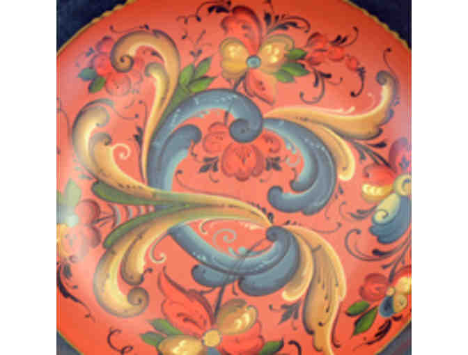 Telemark rosemaled bowl