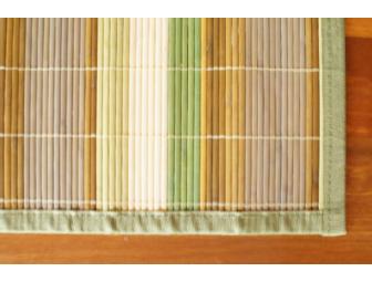 Bamboo Floor Mat 22'X40' Shades of GREEN