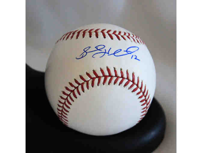 Brock Holt Signed Baseball & Photo