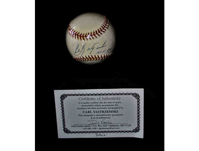 Carl Yastrezemski Autographed Baseball