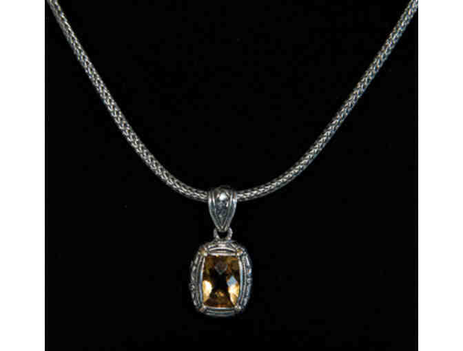 Sterling Silver & 18K Gold Necklace