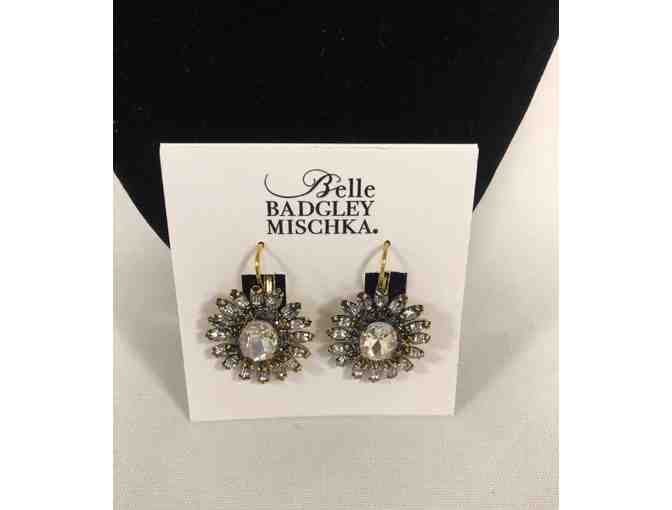 Bella Badgley Mischka Crystal Drop Statement Necklace & Earrings