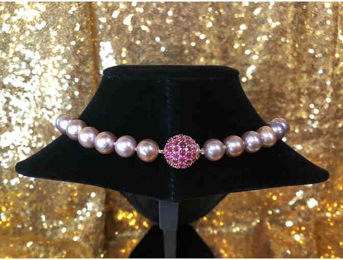 Honora Ming Pearl Necklace with Rubies - Photo 2