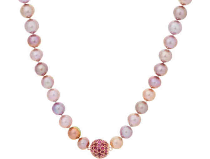 Honora Ming Pearl Necklace with Rubies - Photo 1