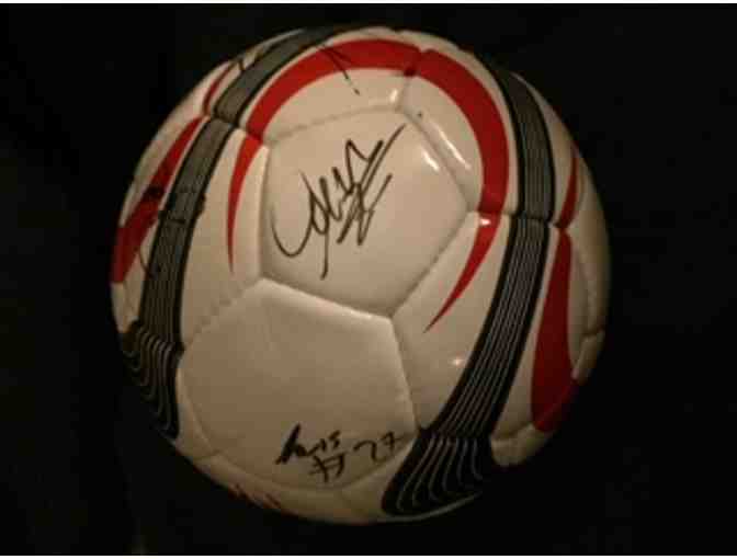 New England Revolution Team Autographed Soccer Ball