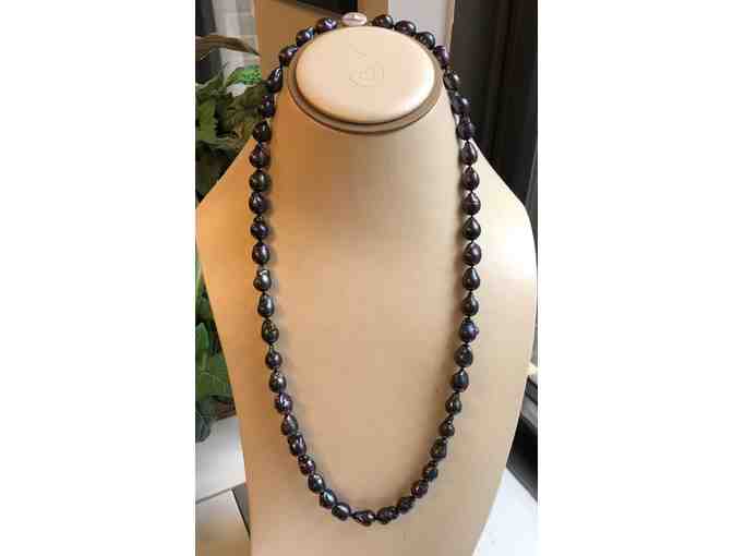 Black Pearl Necklace - Photo 1