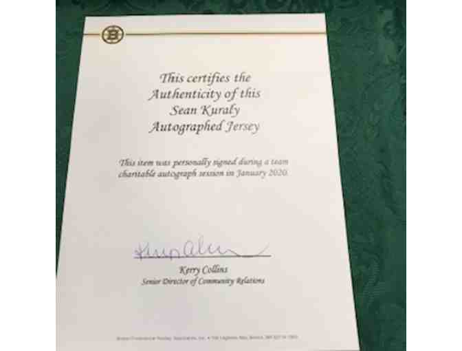 Sean Kuraly Autographed Jersey