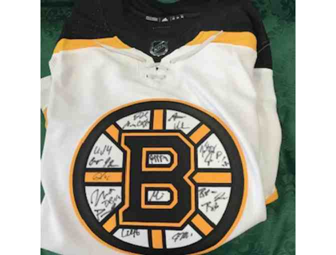 Boston Bruins Autographed Team Jersey
