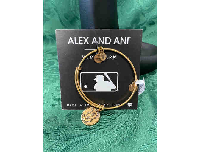 Alex and Ani Red Sox Bangle with a Holiday Scarf