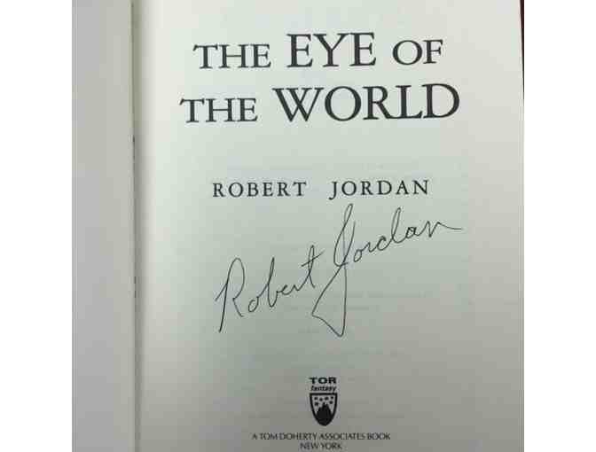 Signed pre-sale copy of The Eye of the World by Robert Jordan