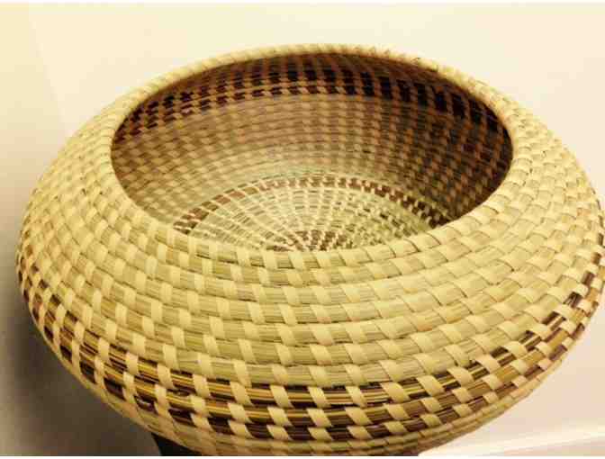 'Untitled' Original Sweetgrass Basket Designed by Mary Jackson