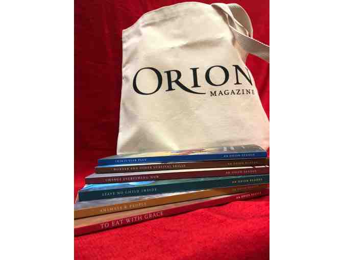 Orion Magazine - (1) Year Subscription, Set of Orion Readers, Tote Bag