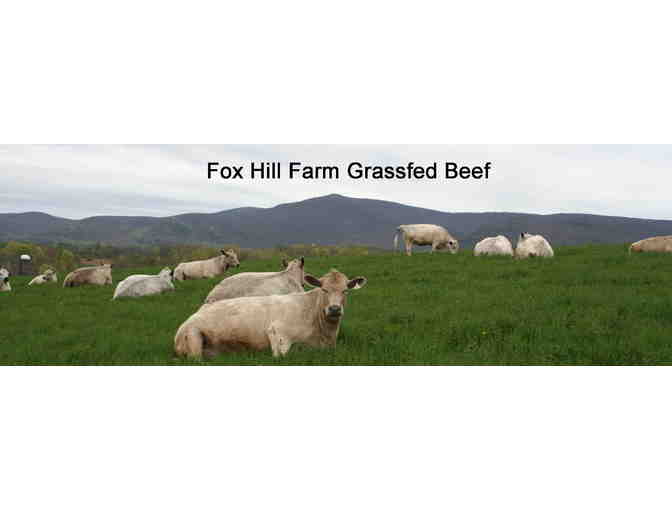 Fox Hill Farm Grassfed Beef - 5lbs Grass Fed Ground Beef, 5lbs Papa Dogs (nitrate free) - Photo 1