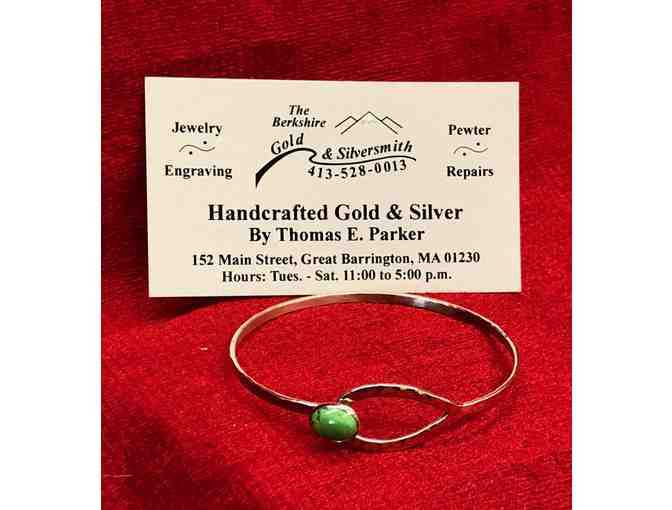 The Berkshire Gold & Silversmith - Mojave Green/Turquoise & Silver Bracelet