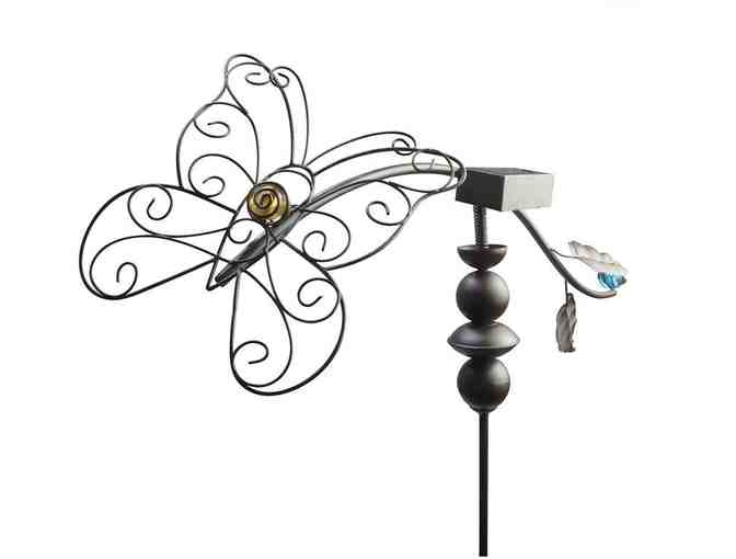 Carr Hardware - LED Solar Dancing Butterfly stake light
