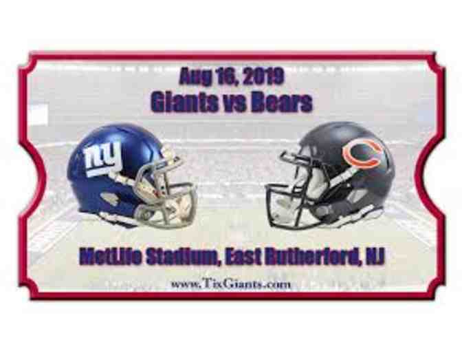Kimball Fuel - 4 Tickets to NY Giants vs. Chicago Bears - Photo 1