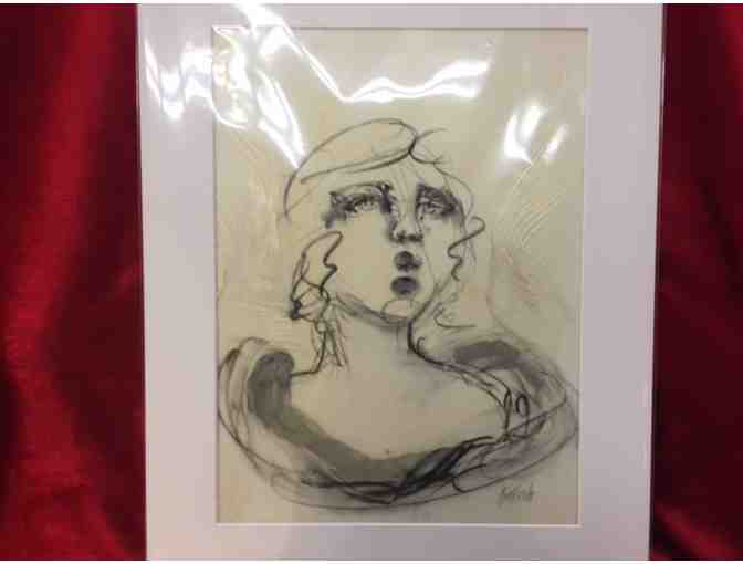 An "Original" Marilyn Kalish oil and charcoal painting donated by The Vault Gallery - Photo 1
