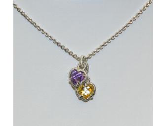 Judith Ripka Twin Heart Necklace
