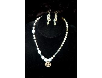 Aquamarine Necklace and Earring Set