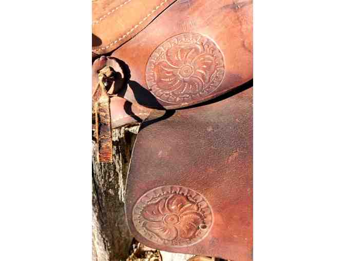 Decorative Vintage Western Saddle