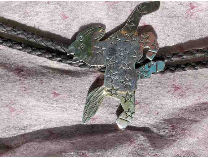 Vintage Skirt (that belonged to TSF founder Ms. Dows!) & Silver Bolo Tie