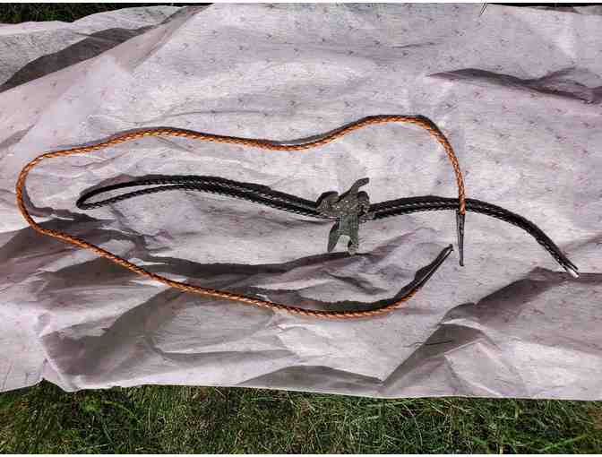 Vintage Skirt (that belonged to TSF founder Ms. Dows!) & Silver Bolo Tie