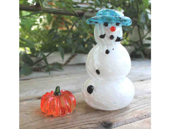 Callahan Glass-Pumpkin and Snowman - Photo 1