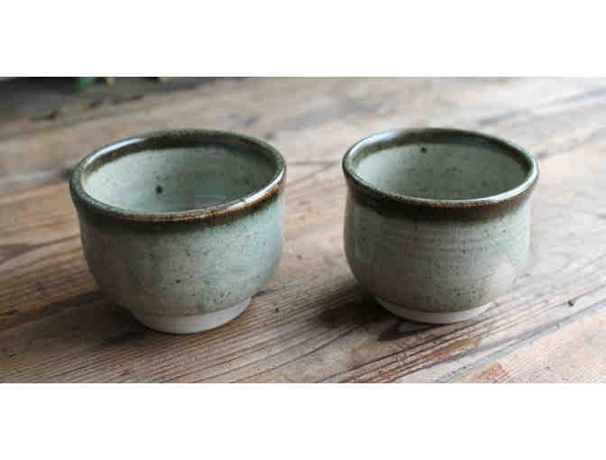 Set of Two Small Hand Crafted  Ceramic Bowls - Photo 1
