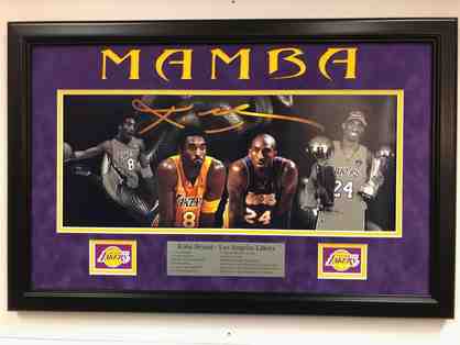 Kobe Bryant Memorial Framed Photo Display $200.00