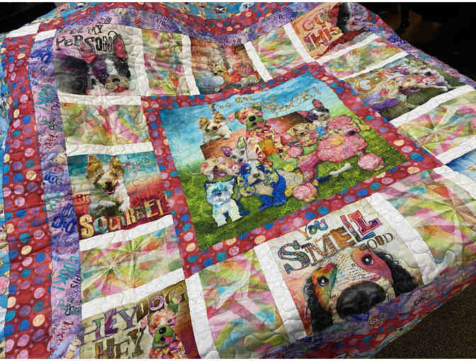 Beautiful Handmade Pet Themed Quilted Wall Hanging or Throw